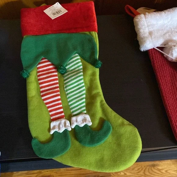 Set of 5 different Christmas stockings NEW - Picture 5 of 11